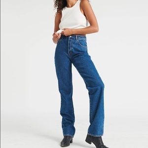 Classic straight Rolla’s jeans | size 27 | color: beverly blue organic